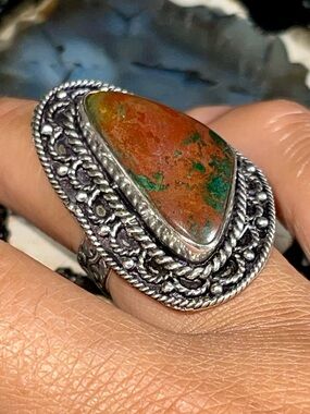 Chrysocolla Ring Size 6 1/4 - Stone of Empowerment